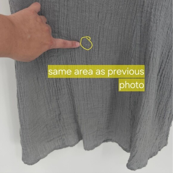 Stella Carakasi Womens 100% Hemp Chanvre 2-Piece Set Top Pnats Size S/M Crinkle - Picture 7 of 16